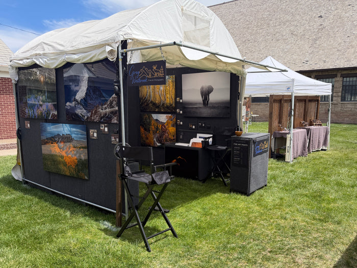 Art festival booth
