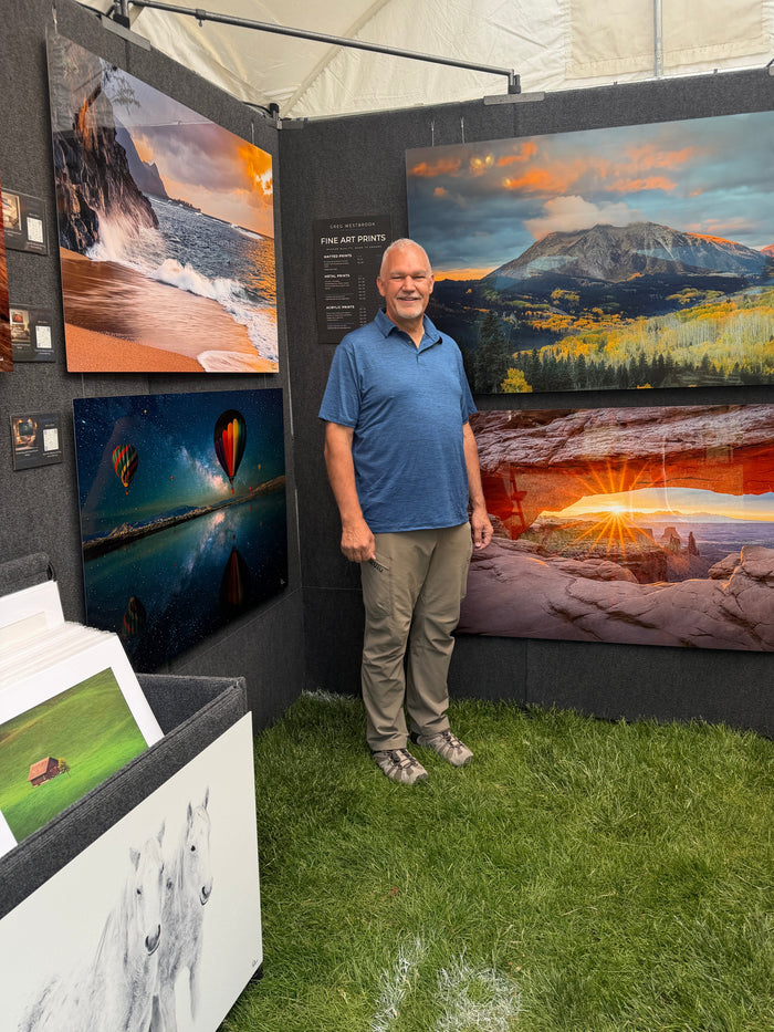 Art festival booth