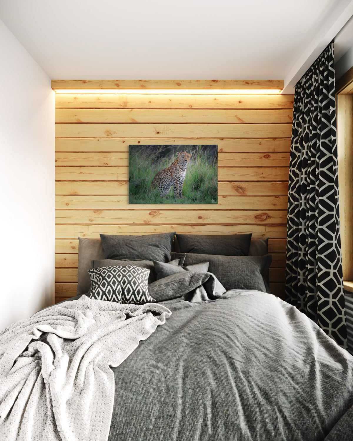 Hidden Beauty — Bedroom, Above bed (24 x 36, Metal)