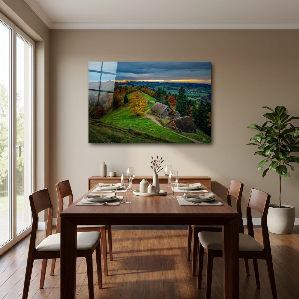 Bernese Glow — Dining Room, Dining room focal (40 x 60)