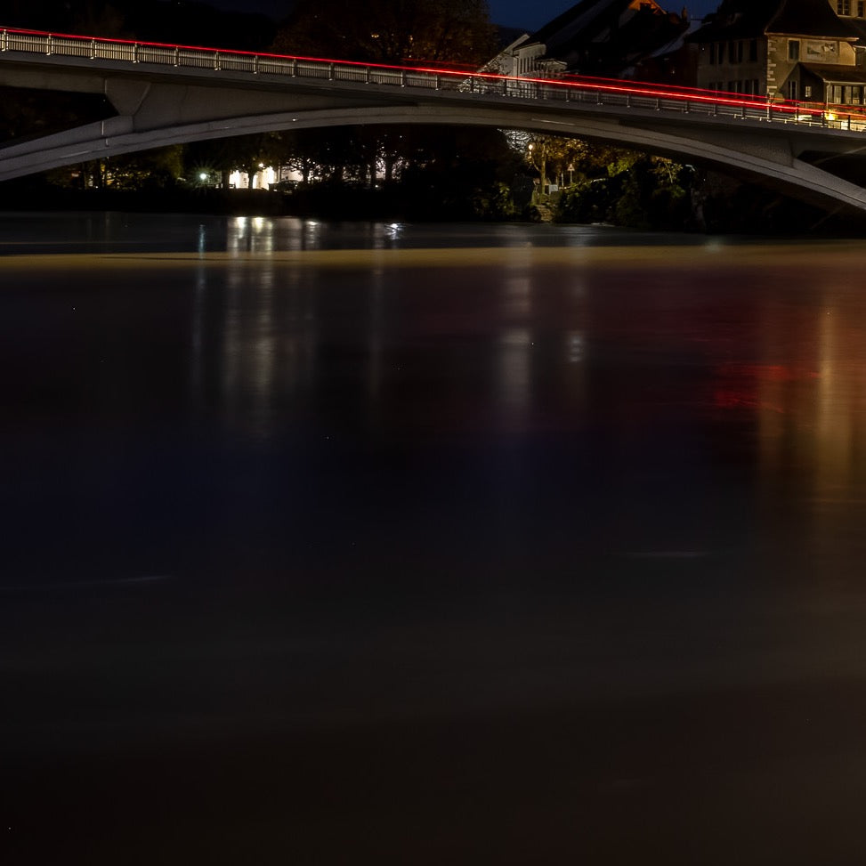 Aarburg in Blue Hour — Foreground Detail