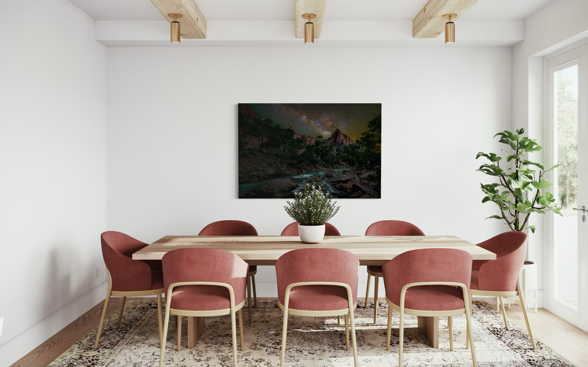 Convergence of Stars and Stone — Dining Room, Dining room focal (40 x 60)