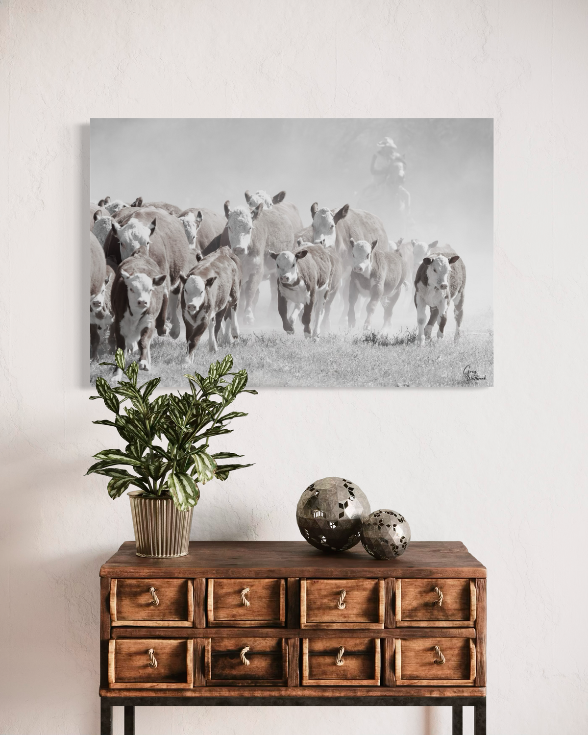 Drive at Daybreak — Entryway, Entry wall (24 x 36)