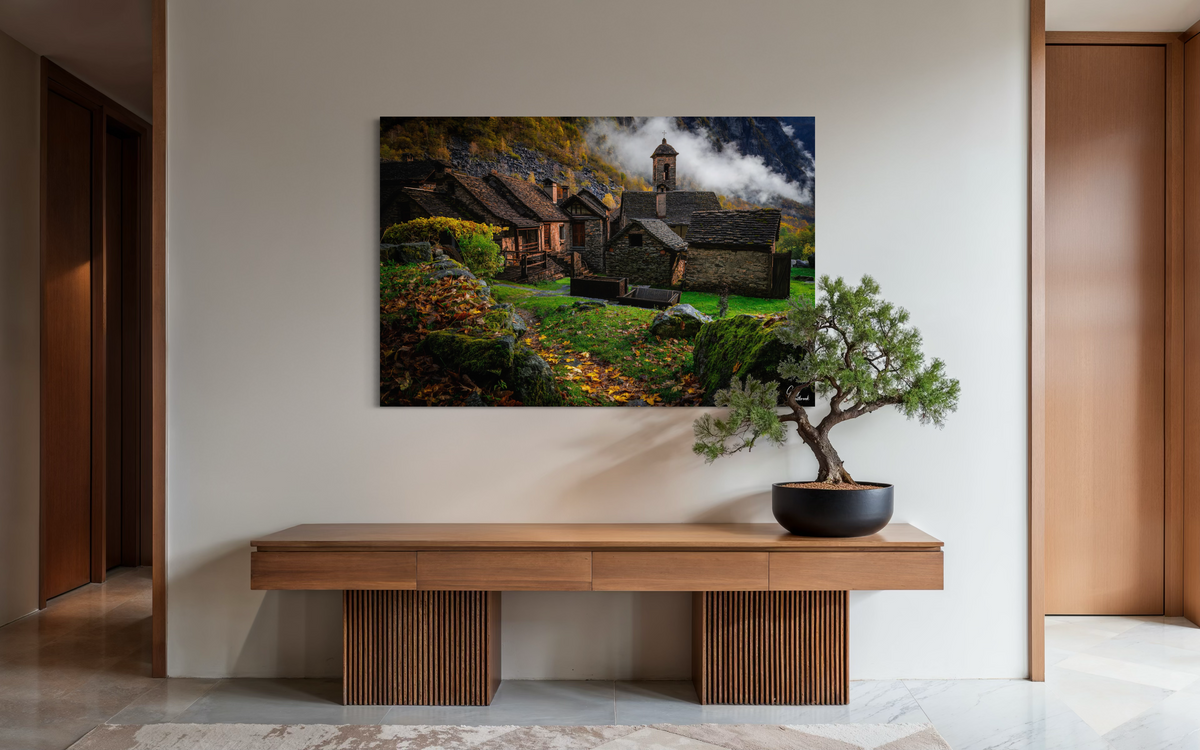 Stone and Silence — Entryway, Entry wall (40 x 60)
