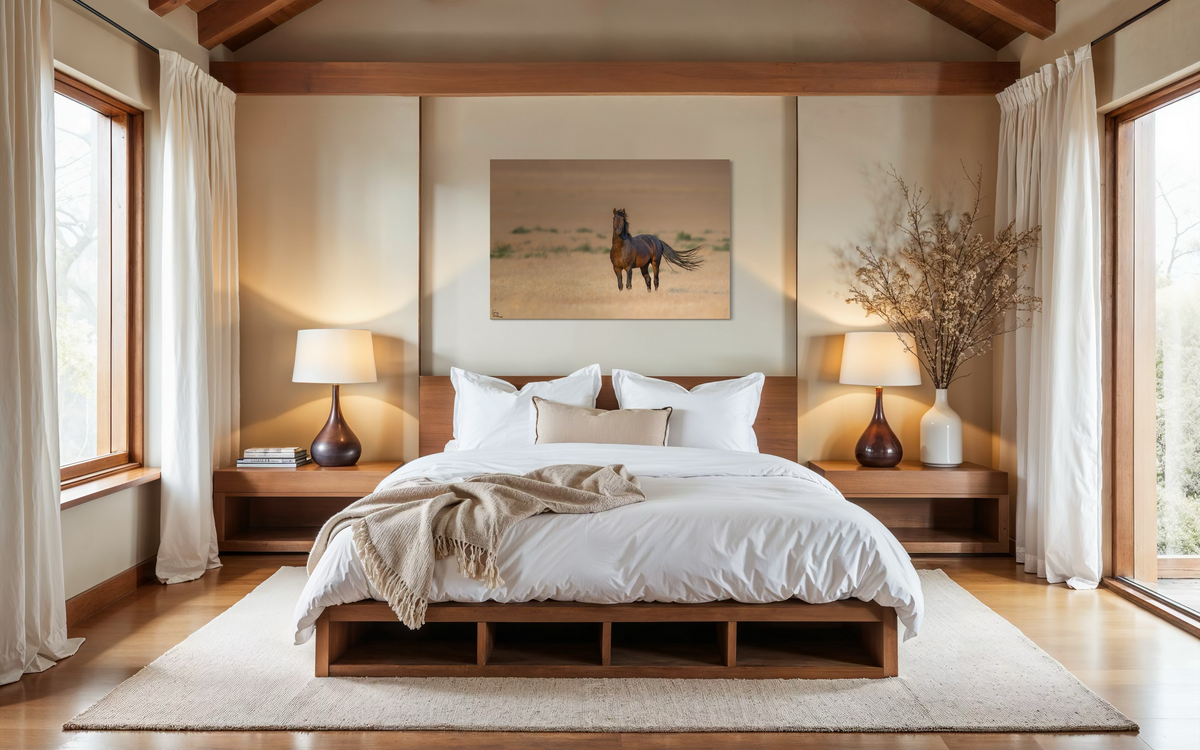 Untamed Beauty — Bedroom, Above bed (32 x 48, Acrylic)