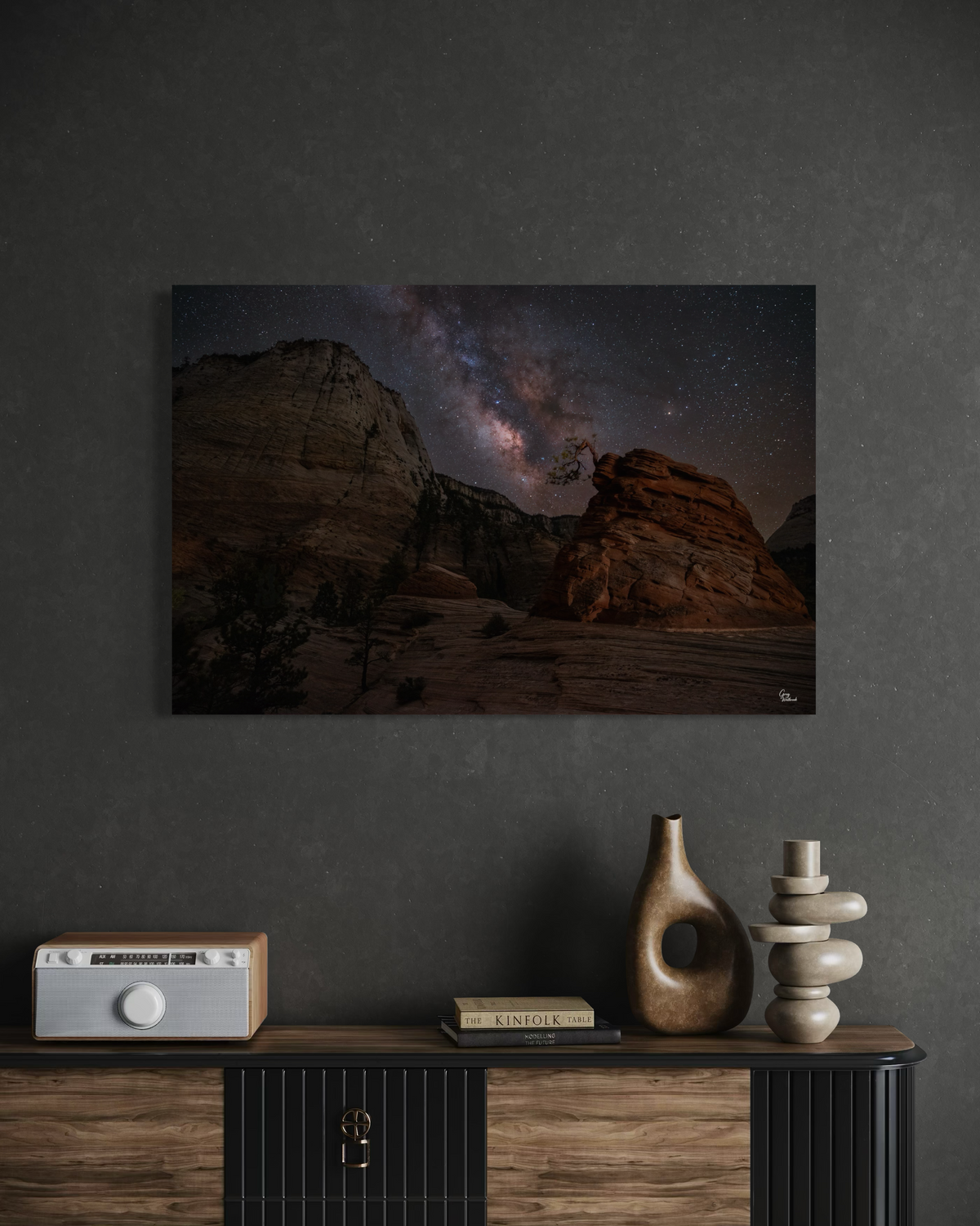 Starlit Sentinel — Entryway, Entry wall (24 x 36, Metal)