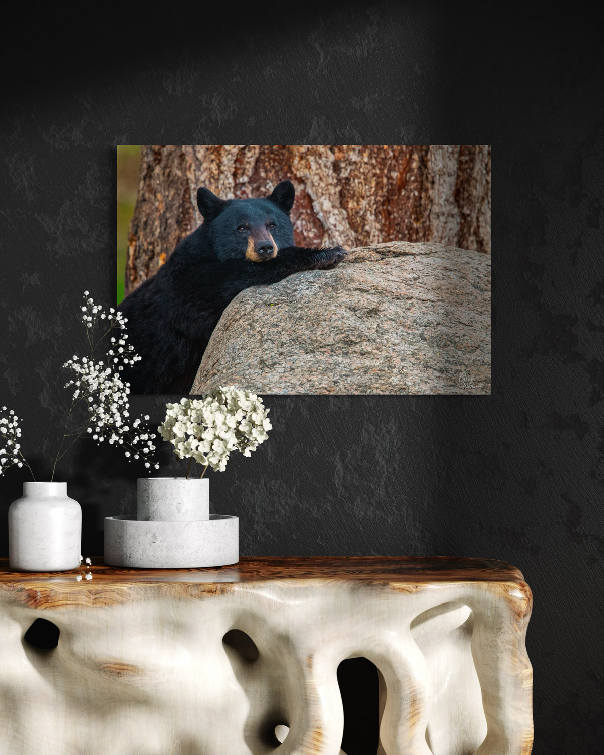 A Gentle Pause — Entryway, Entry wall (24 x 36, Metal)