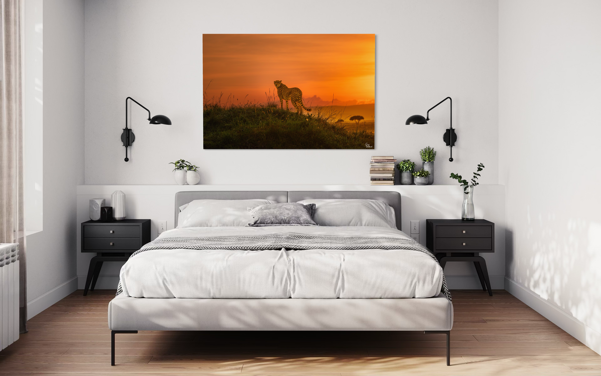 The Hunters Gaze — Bedroom, Above bed (40 x 60, Metal)