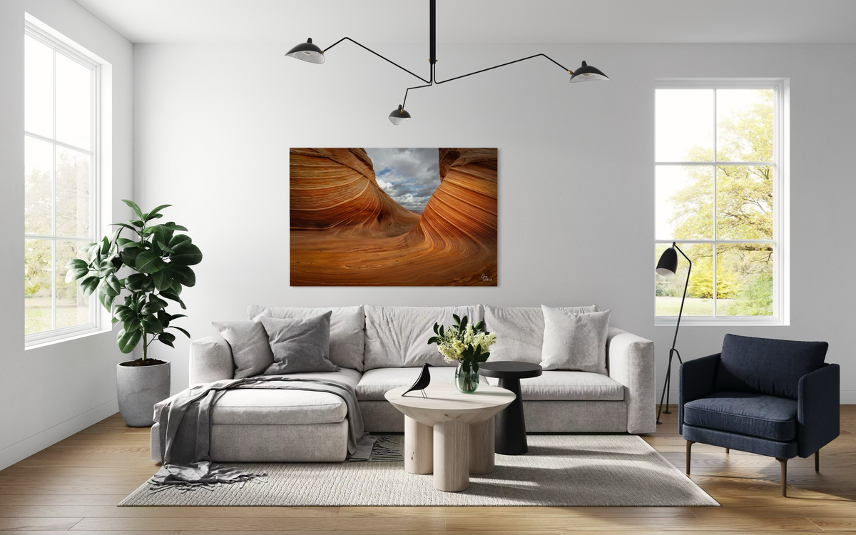 Eons in Stone — Modern Living Room, Over sofa (48 x 72)