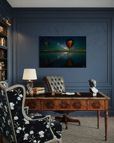Celestial Drift in an executive office