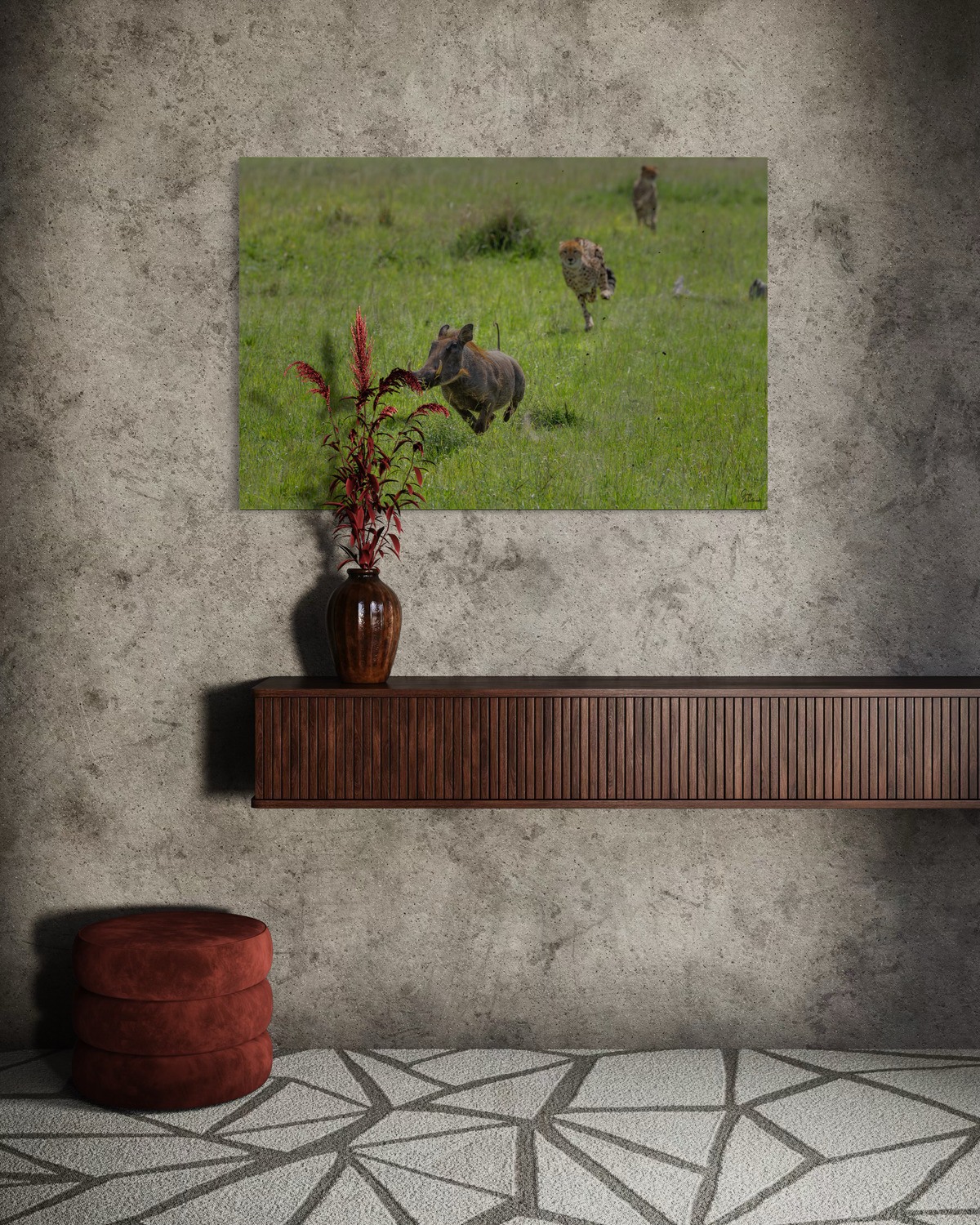 Hakuna Ma-Pumbaa — Entryway, Entry wall (32 x 48, Metal)