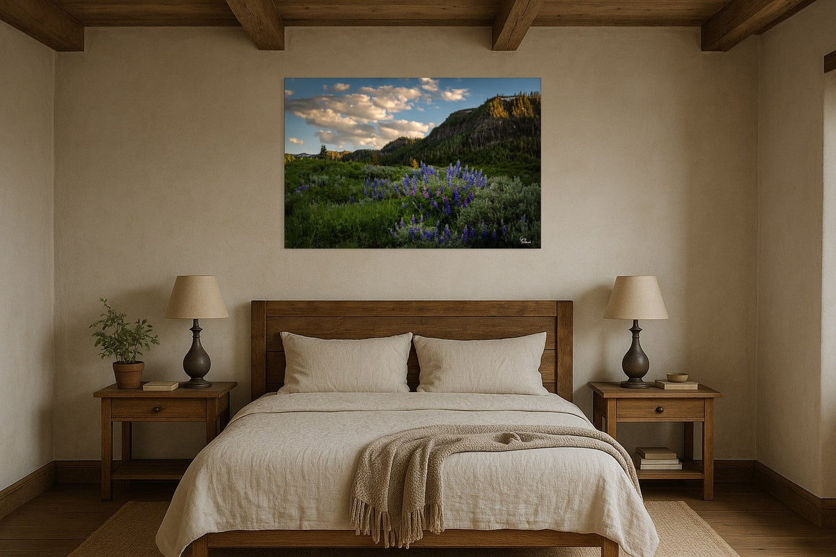 Summer's Benediction — Bedroom, Above bed (32 x 48, Metal)