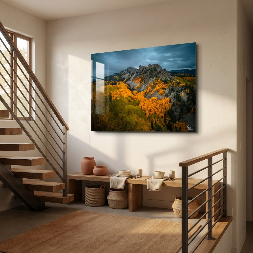 Sanctuary in Gold — Bedroom, Above bed (48 x 72)